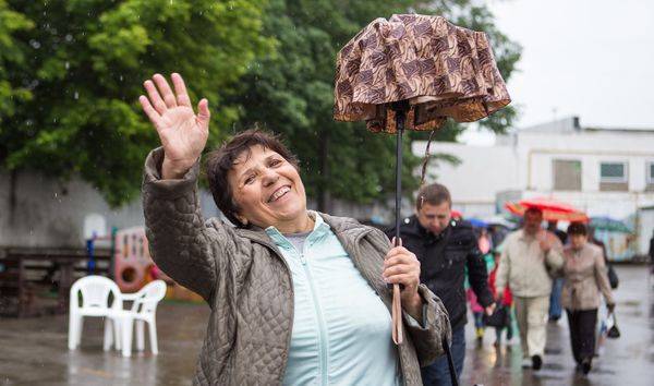 І в дощ, і в сонце!